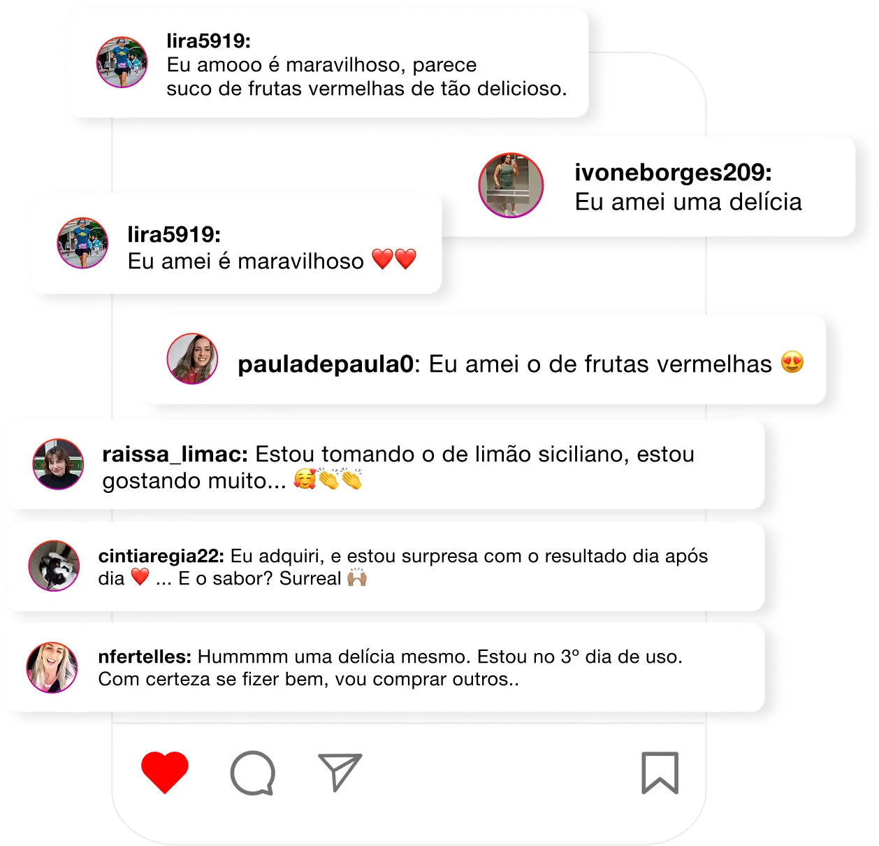 comentarios reais instagram